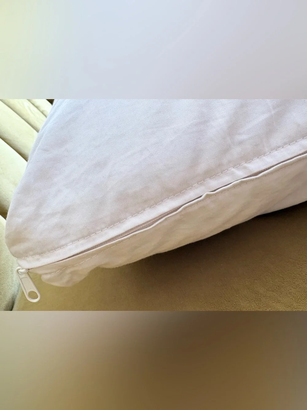 The Futon Shop Organic Cotton Buckwheat King Pillow 20x36 USA New In Case